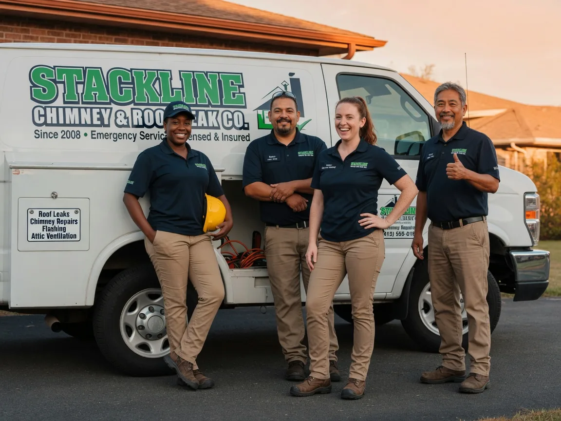 Chimney flashing repair company in Saltillo, TX